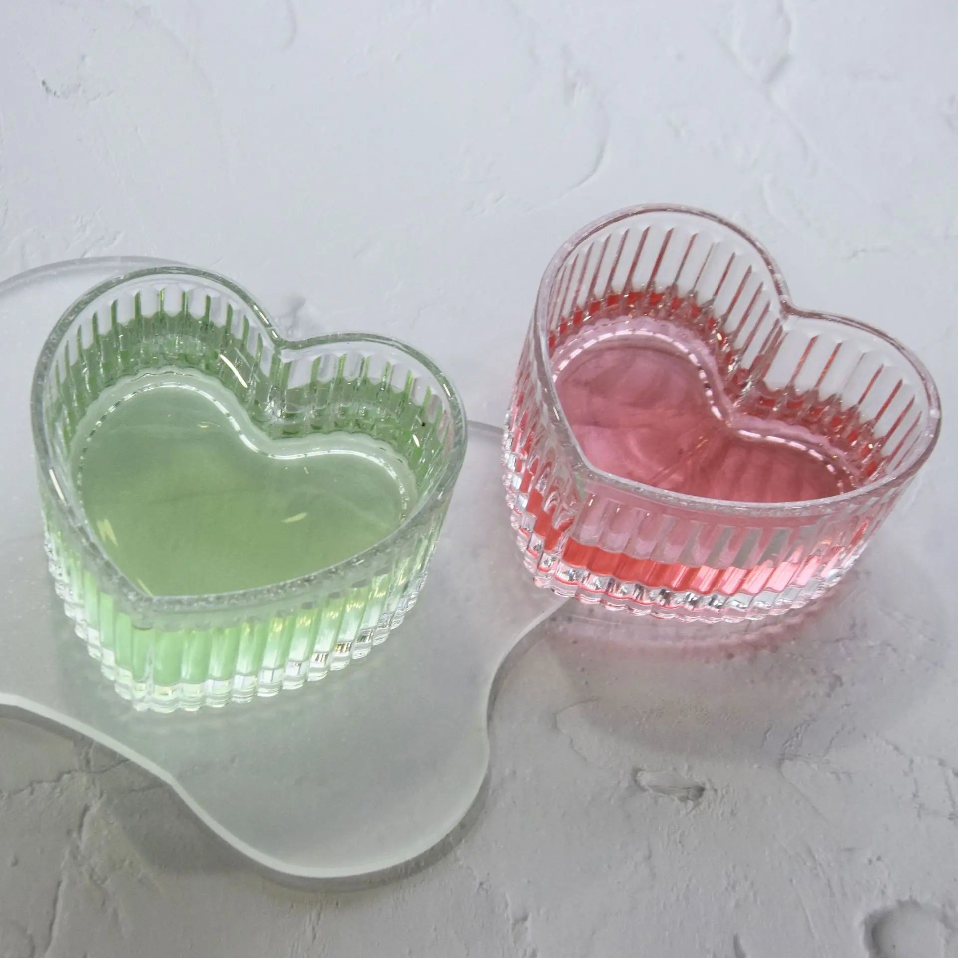 Crystal Affection Heart-Shaped Glass Bowl
