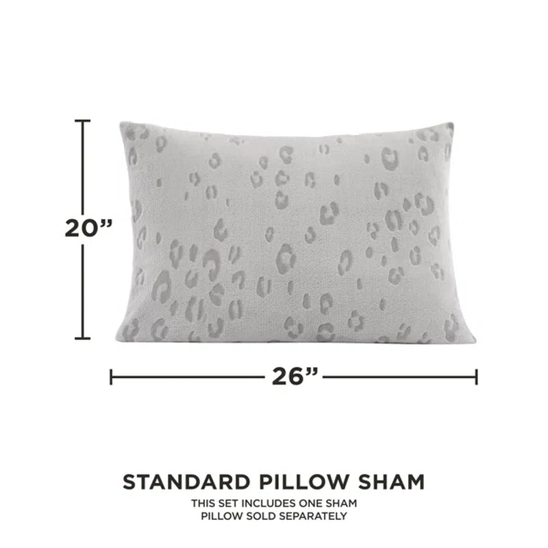Juicy Couture Valentina Gray/White Microfiber Reversible Comforter Set