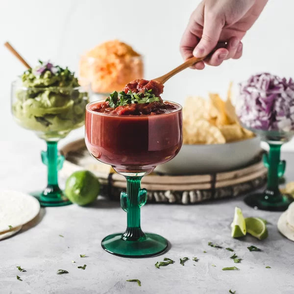 Cactus Margarita Glasses