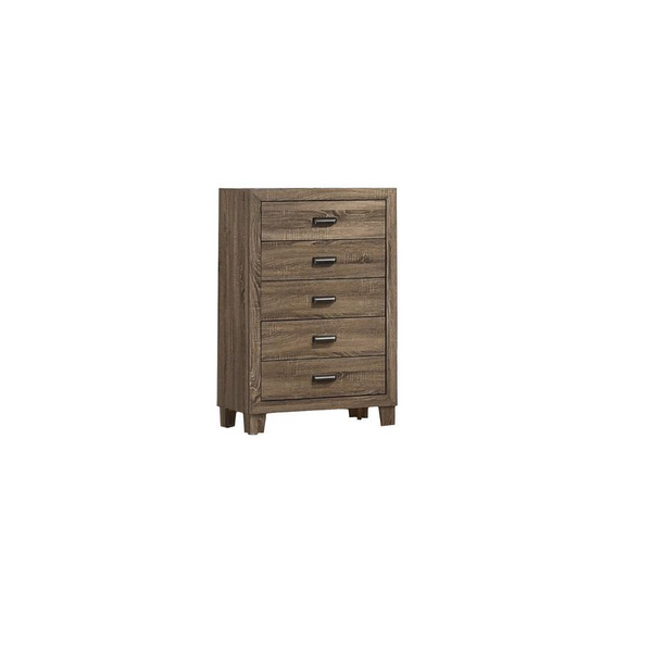 Donna Dark Walnut 6pc bed set - Queen