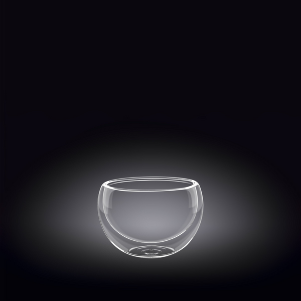 Double-Wall Vacuum Sealed Thermo Glass Bowl 1.7 Fl Oz | 50 Ml