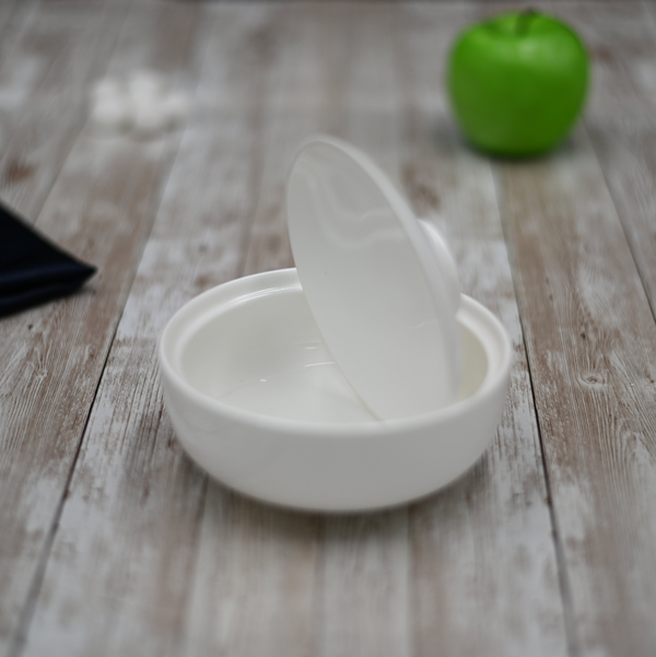 White Soup Cup With Lid 5" | 11 Fl Oz