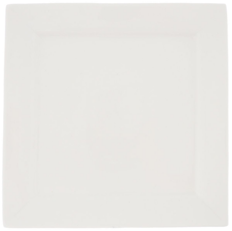 White Dinner Plate 10" X 10"| 25 X 25 Cm