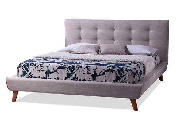 Jonesy Scandinavian King Platform Bed