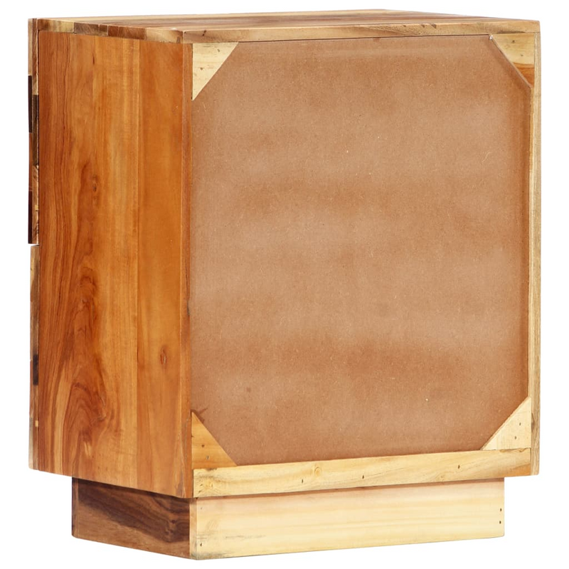 vidaXL Solid Reclaimed Wood Bedside Cabinet | 15.7"x11.8"x19.7"