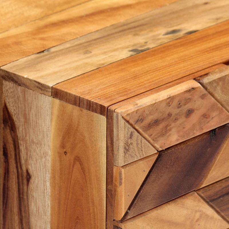 vidaXL Solid Reclaimed Wood Bedside Cabinet | 15.7"x11.8"x19.7"