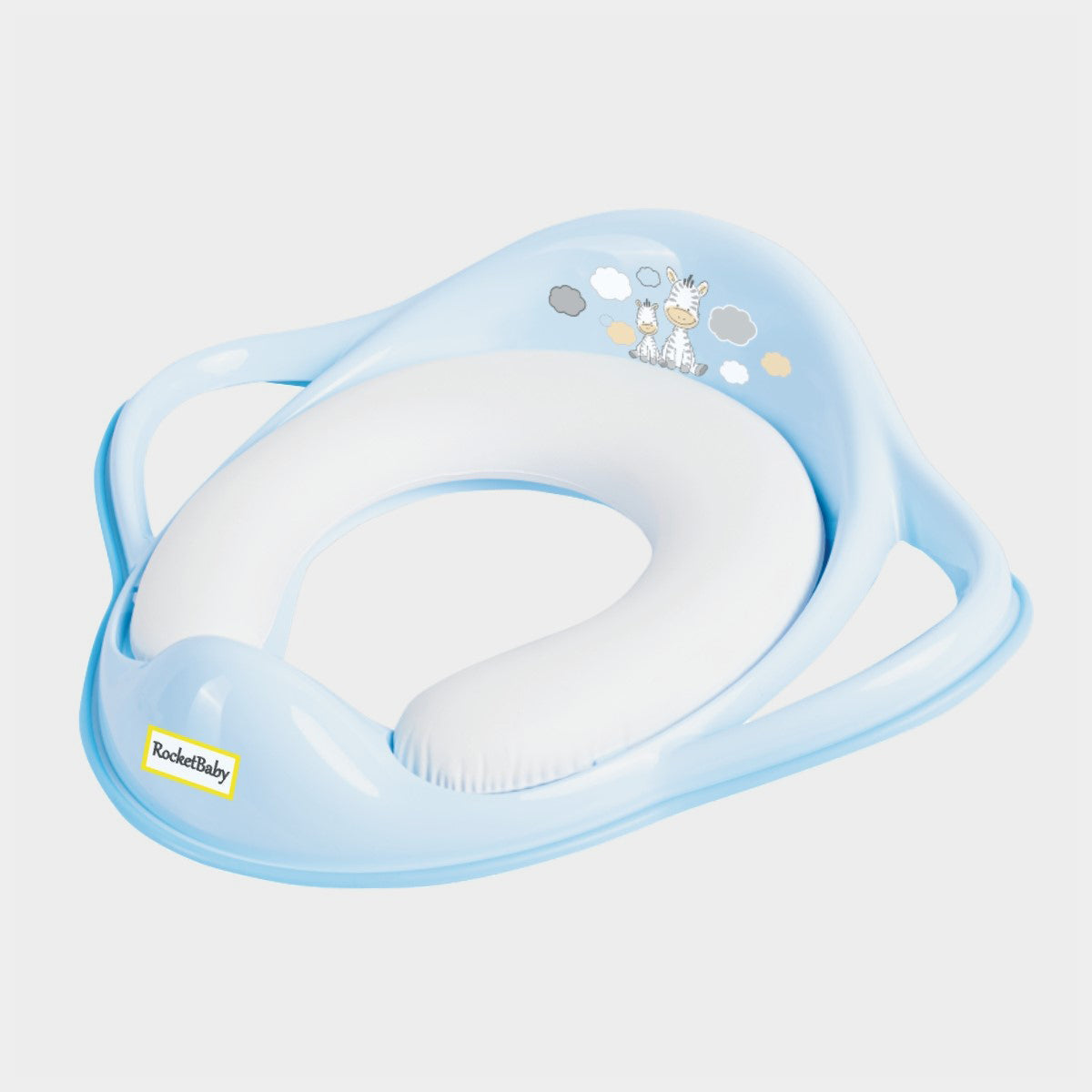 Potty Training Seat with Handles Light Blue