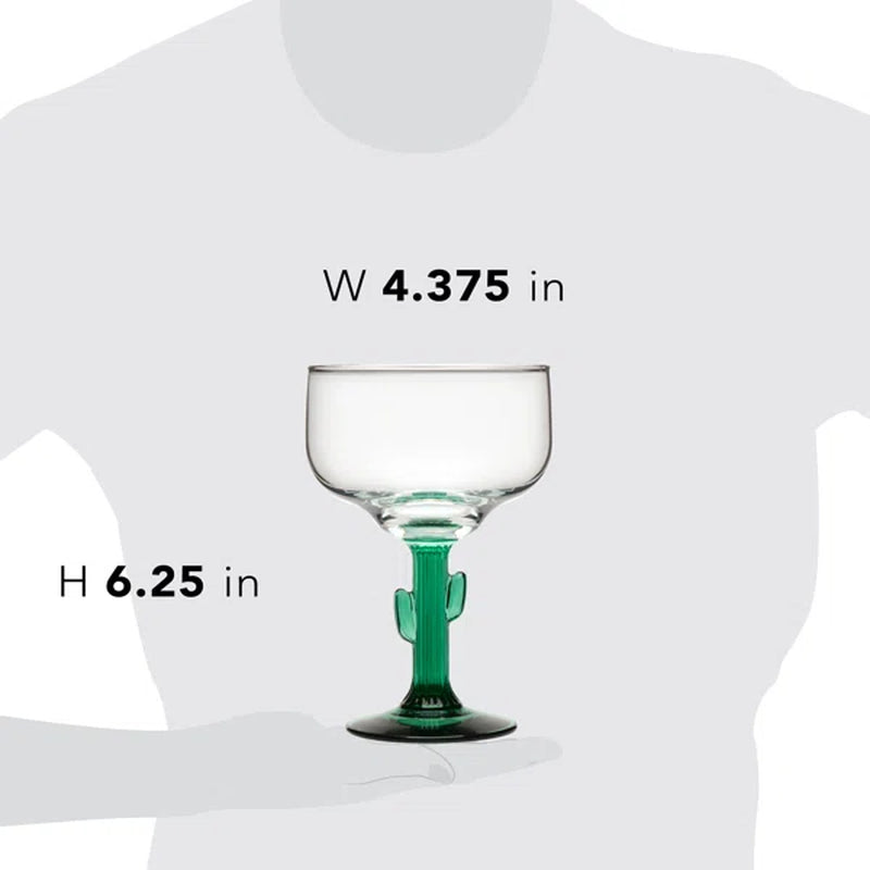 Cactus Margarita Glasses