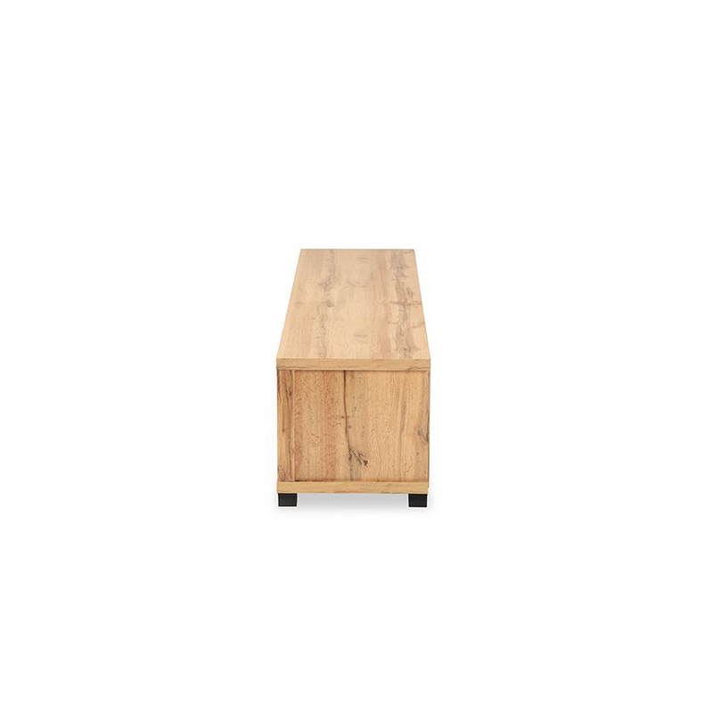 Baxton Studio Gerhardine Modern and Contemporary Oak Brown Finished Wood 1-Drawer TV Stand