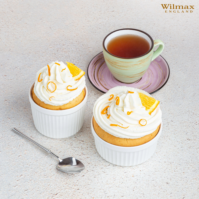 WILMAX White Ramekin 3.5" X 2.5" | 9 Fl Oz