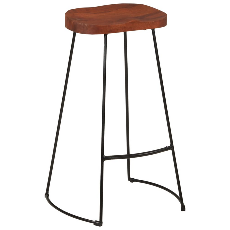 Gavin Solid Wood Mango Bar Stools (Set of 2)