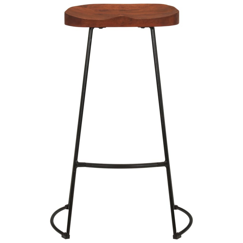 Gavin Solid Wood Mango Bar Stools (Set of 2)