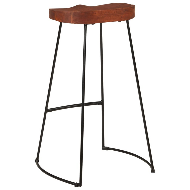 Gavin Solid Wood Mango Bar Stools (Set of 2)