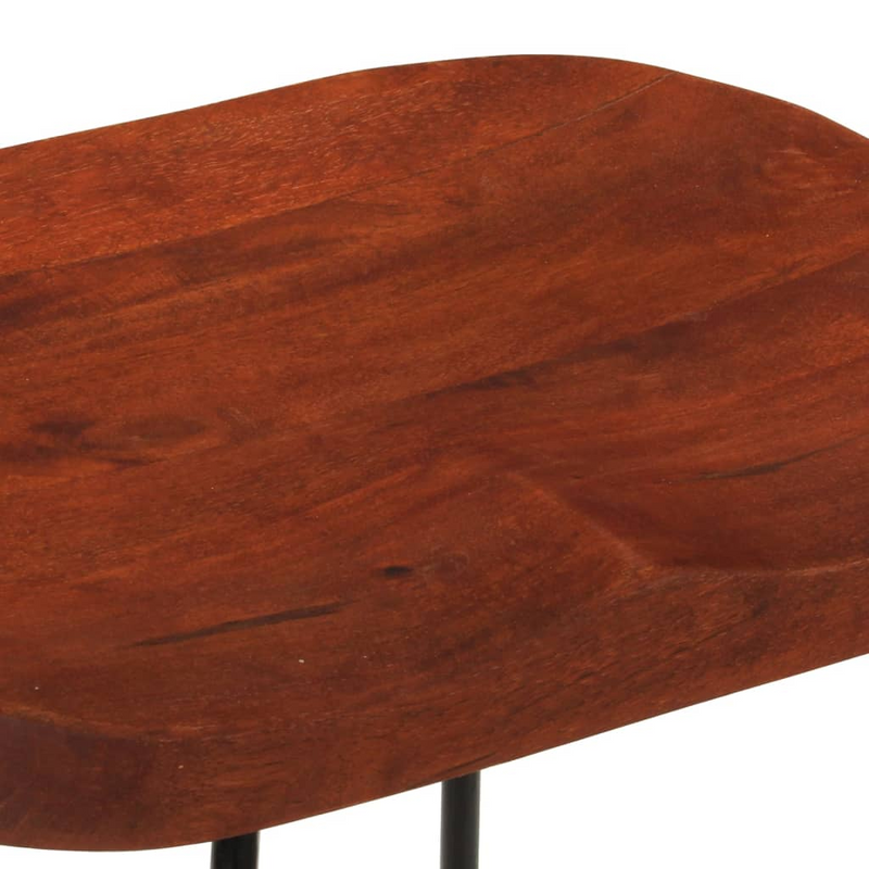 Gavin Solid Wood Mango Bar Stools (Set of 2)