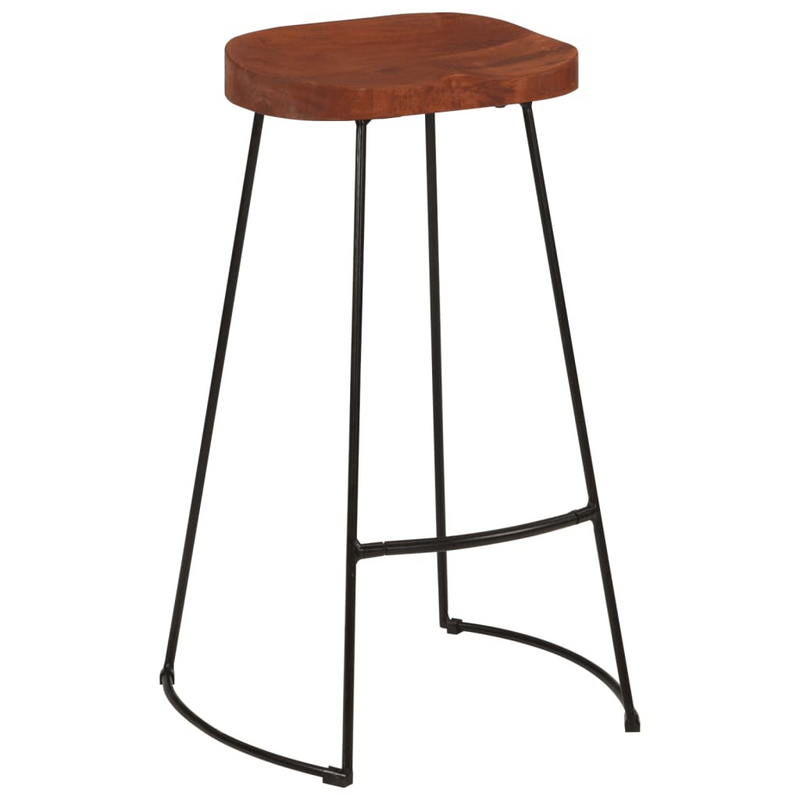 Gavin Solid Wood Mango Bar Stools (Set of 2)