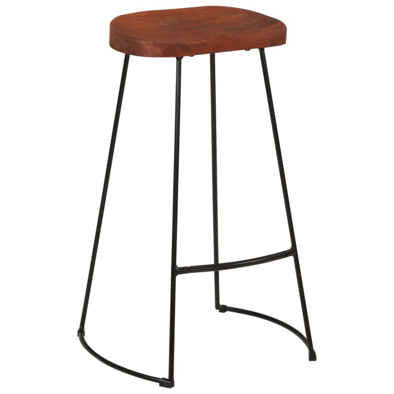 Gavin Solid Wood Mango Bar Stools (Set of 2)