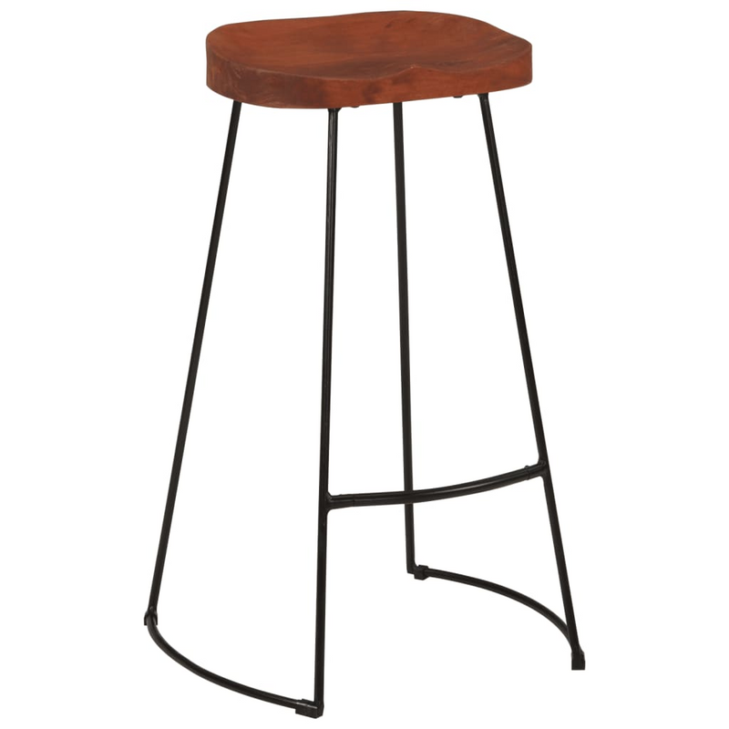 Gavin Solid Wood Mango Bar Stools (Set of 2)