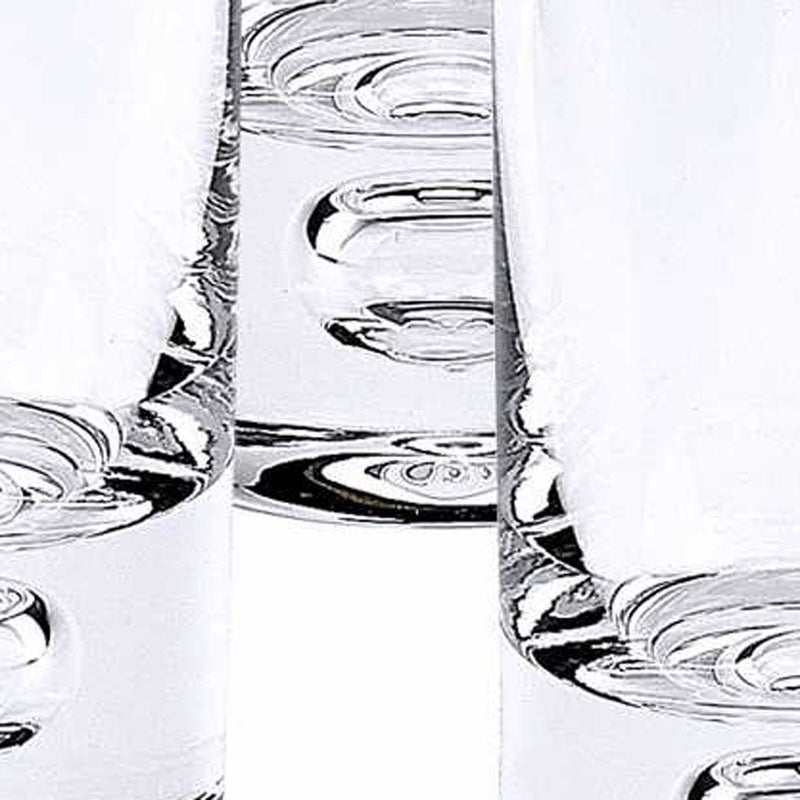 Mouth Blown Crystal 6 Pc Shot or Vodka Glass Set  3 oz-3