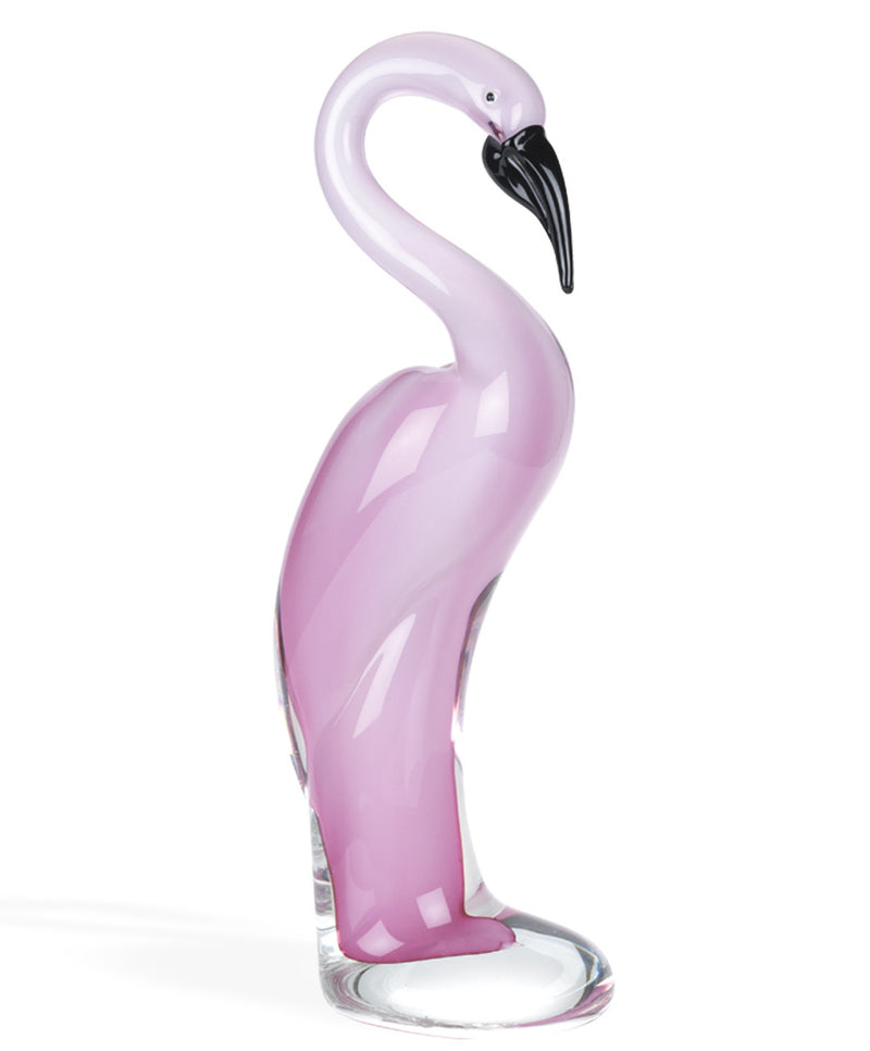 13 Mouth Blown Pink Flamingo Art Glass-2
