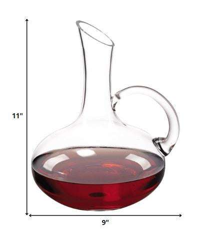 Genie Mouth Blown Lead Free Crystal Wine Carafe-1