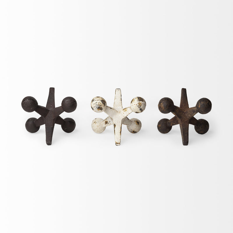 Set of Three Iron Jack Sculptures-3