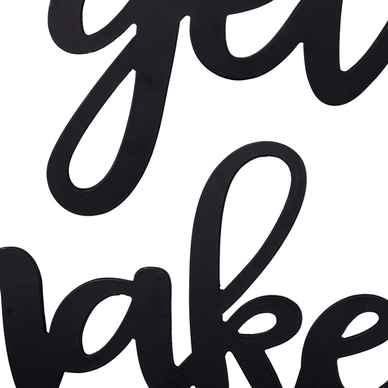 Black Metal Get Naked Wall Sign-2