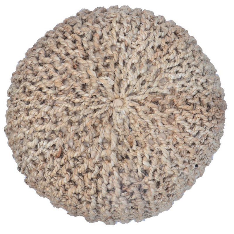 Urban Jute Handmade Pouf
