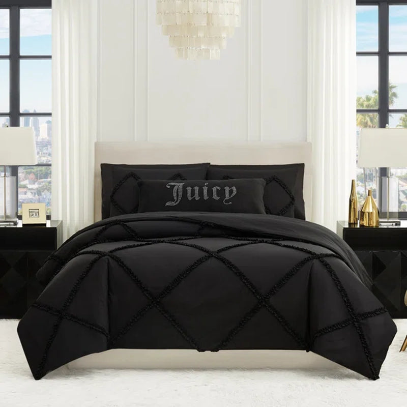 Juicy Couture Hannah Velvet Throw Rectangular Pillow Cover & Insert