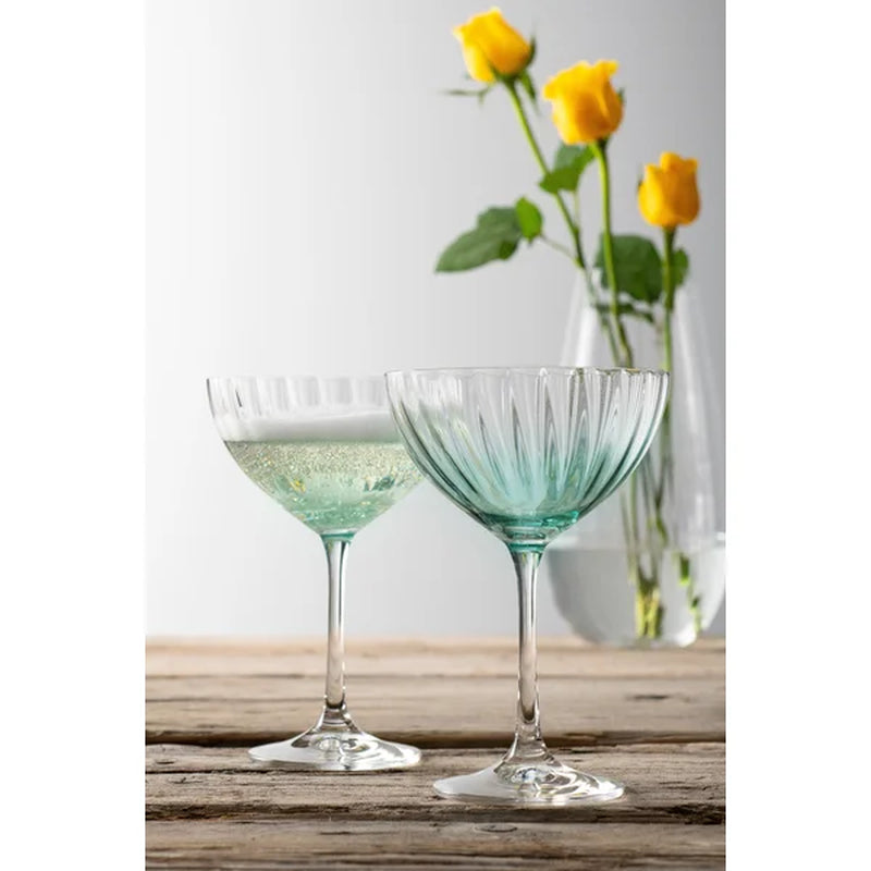 Eufaula 2 - Piece 11.8Oz. Glass Martini Glass Glassware Set