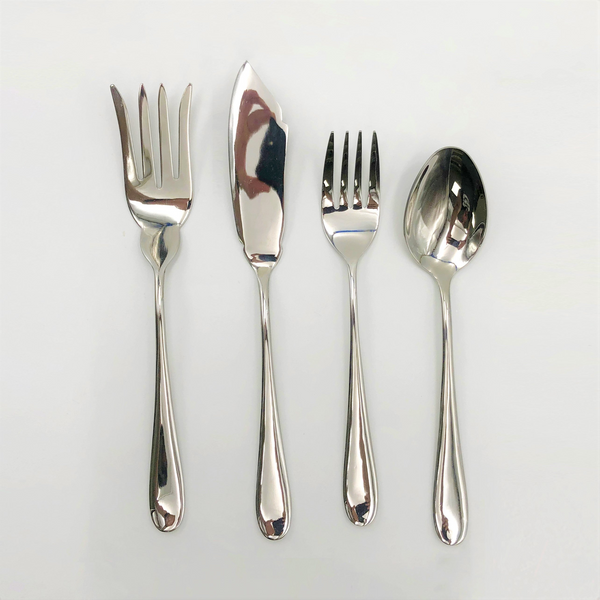WILMAX Stainless Steel 4-pc. Large Serving Set
