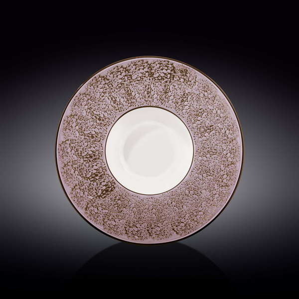 Violet / Lavender Porcelain Deep Soup or Salad Plate 10.5" | 8 Fl Oz |
