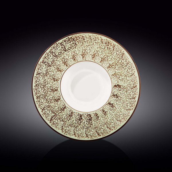 Pale Green / Pstachio Porcelain Deep Plate 10.5" | 27 Cm 8 Fl Oz | 250 Ml