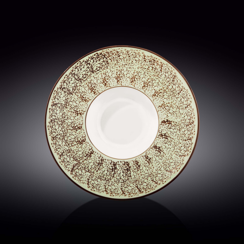 Pale Green / Pstachio Porcelain Deep Plate 10.5" | 27 Cm 8 Fl Oz | 250 Ml