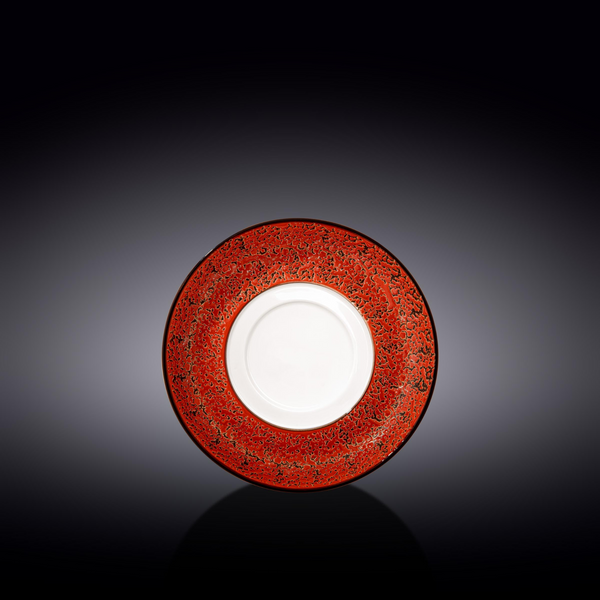 Red Porcelain Multi-Use Saucer 6.5" | 16 Cm