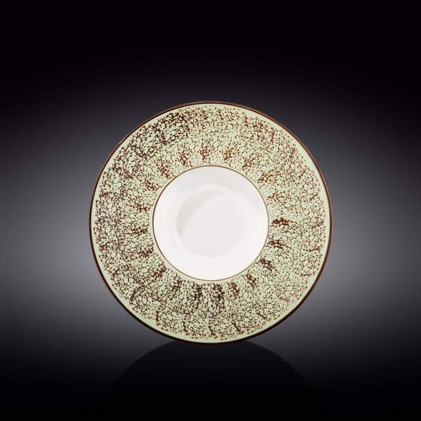 Pale Green / Pstachio Porcelain Deep Plate 9.5" | 7 Fl Oz