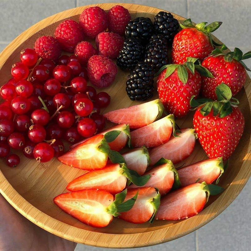 Bamboo Round Plate 7" | For Appetizers / Barbecue