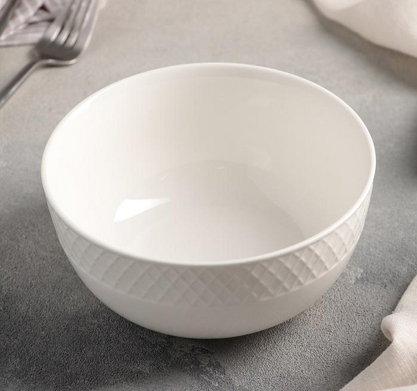 White Bowl 6.5" | 16 Cm 31 Fl Oz | 930 Ml
