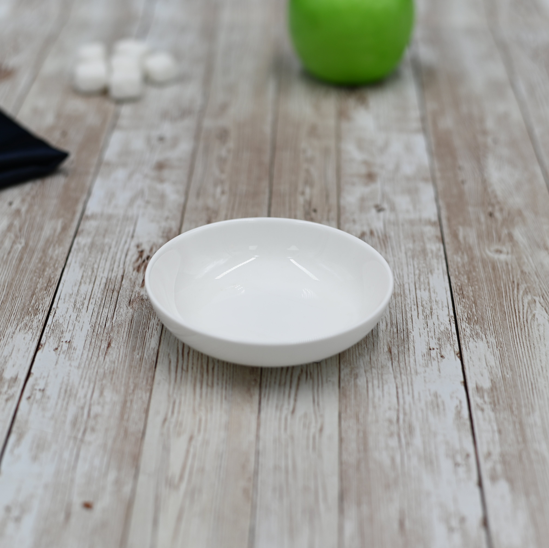 Round White Soy Dish 4" | 10 Cm