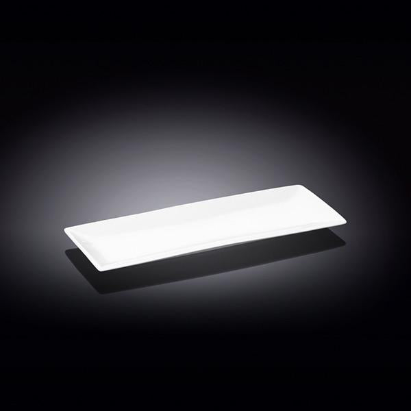 White Sushi/Canape Dish 12" X 4.7" | 30.5 X 12 Cm