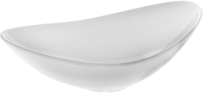 White Sauce Dish 8" X 4.7'' X 2.5'' |