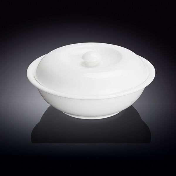 Large White 10" | Bowl With Lid 57 Oz |