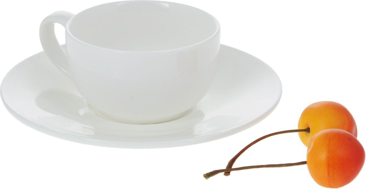 White 3 Oz | 100 Ml Coffee Cup & Saucer