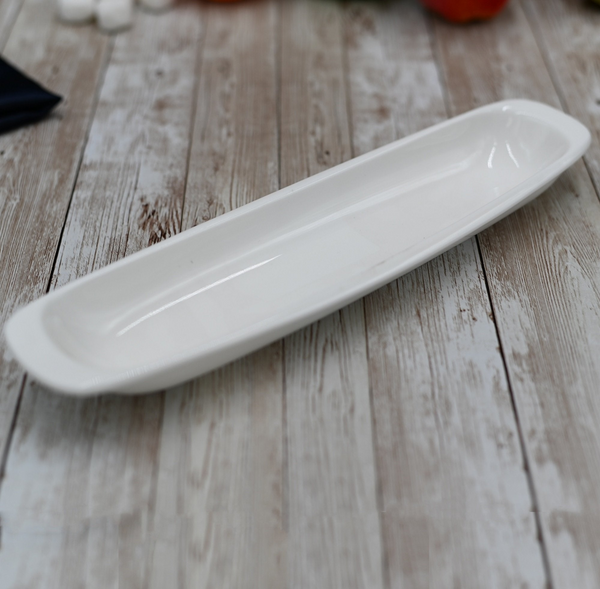 White Celery Tray / Dish 11" | 28 Cm