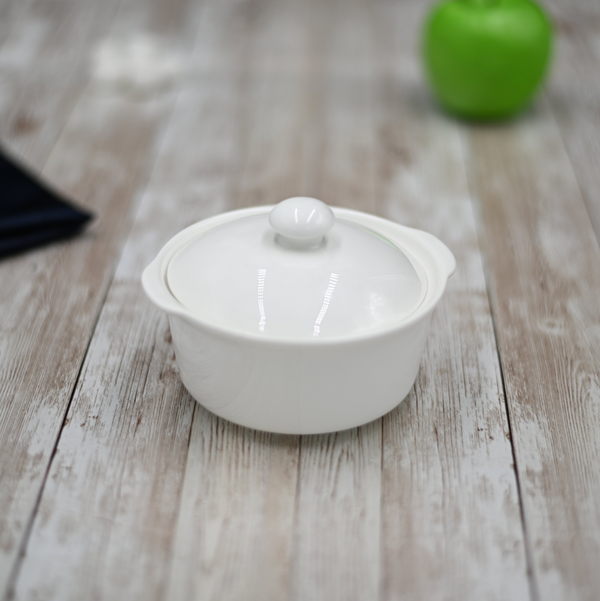 White Soup Cup With Lid 4.5" | 9 Fl Oz