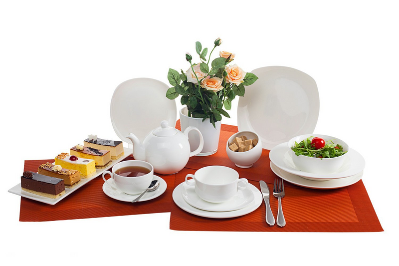 White Dessert Plate 7.75" X 7.75" | 19.5 X 19.5 Cm