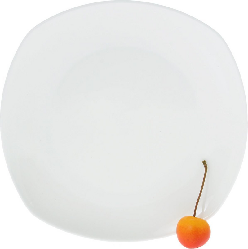 White Dessert Plate 7.75" X 7.75" | 19.5 X 19.5 Cm