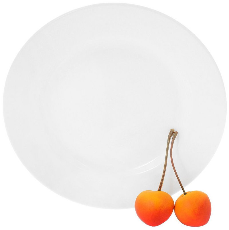 Professional Rolled Rim White Bread Plate 6" | 15 Cm