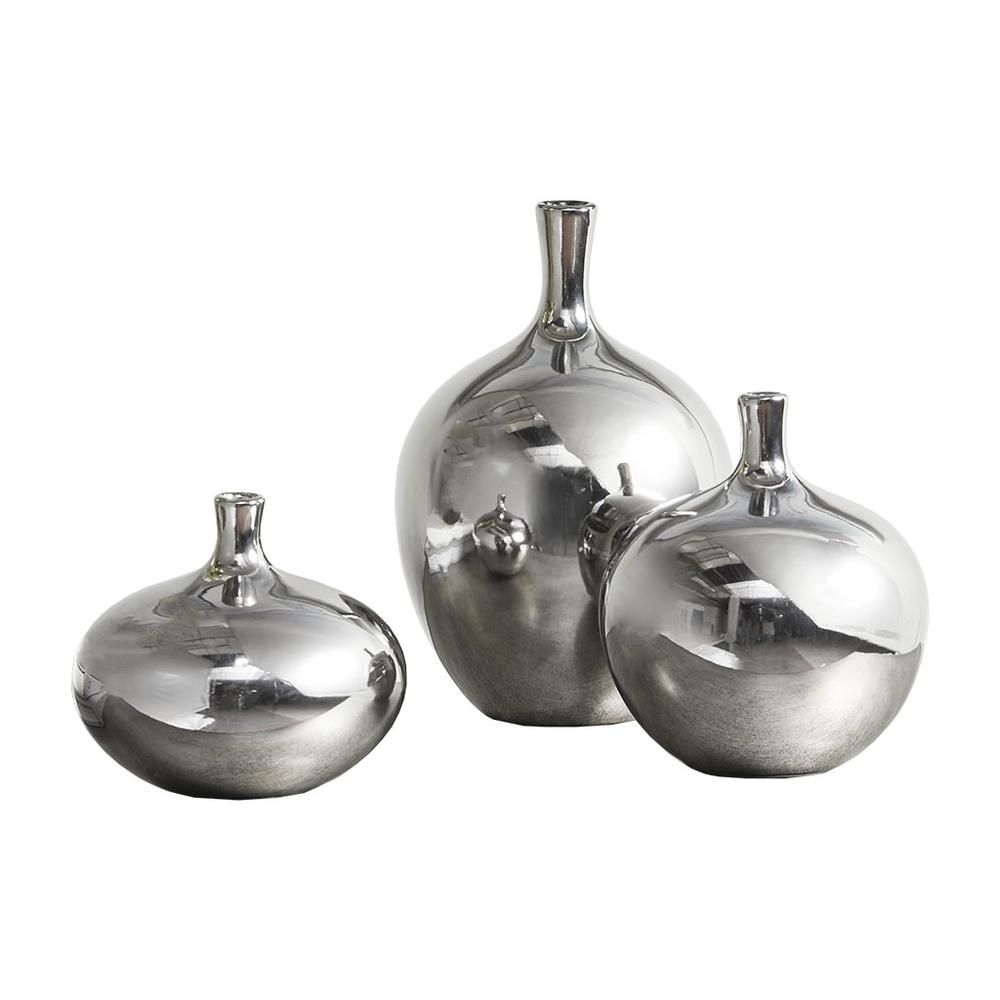 Ansen Metallic Vase Set