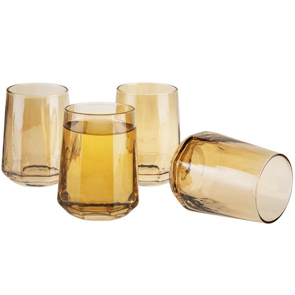 Elguja 4 - Piece 12Oz. Glass Glassware Set