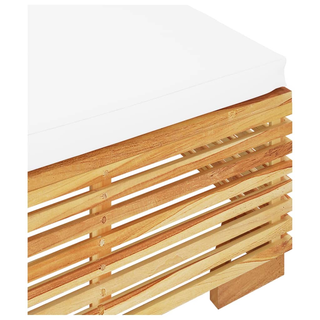 vidaXL 2 Piece Patio Lounge Set Solid Wood Teak-3